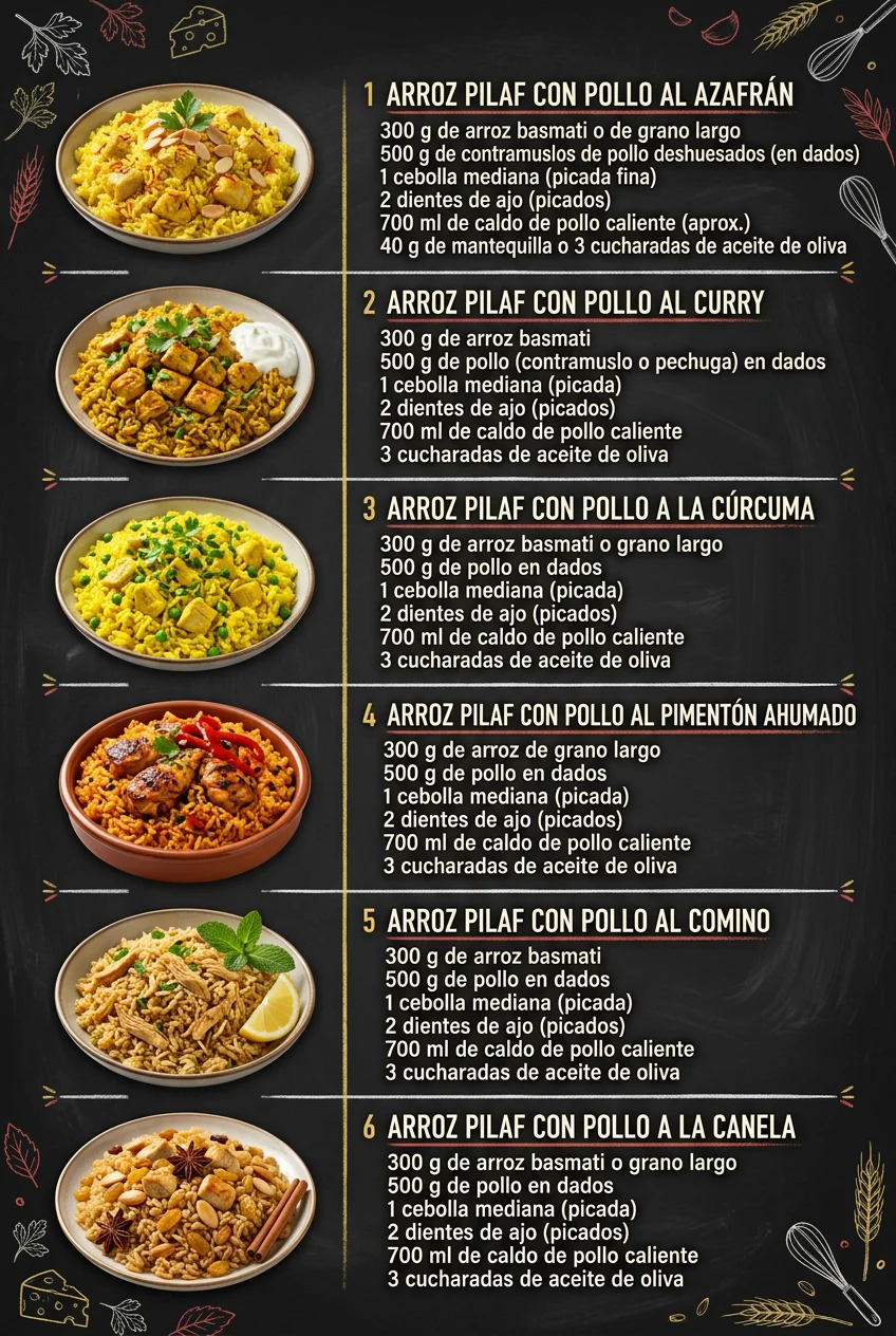 6 Platos Principales faciles que alegran cualquier mesa