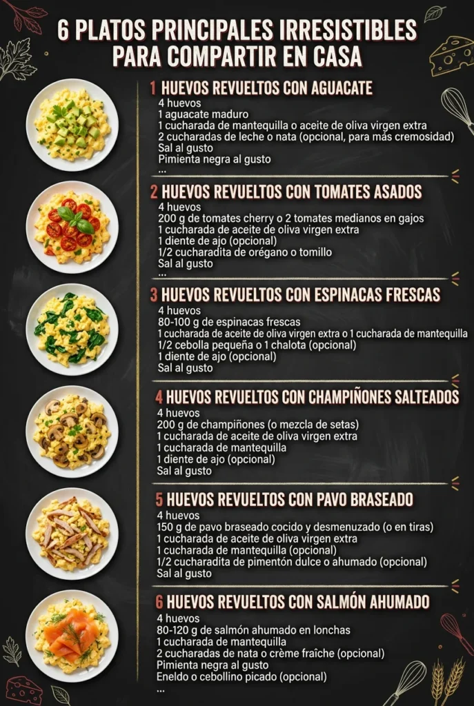 6 Platos Principales irresistibles para compartir en casa