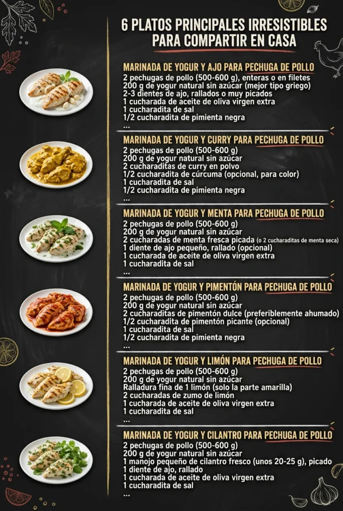 6 Platos Principales irresistibles para compartir en casa