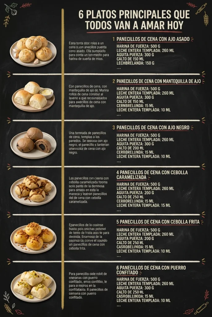6 Platos Principales que todos van a amar hoy