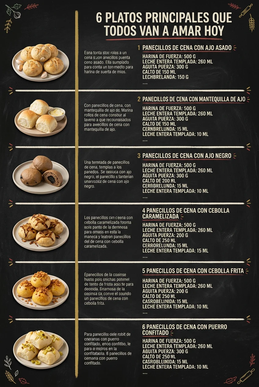 6 Platos Principales que todos van a amar hoy
