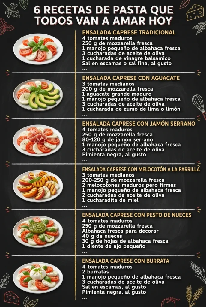 6 Recetas de Pasta que todos van a amar hoy