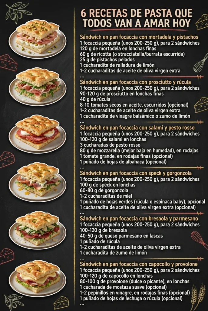 6 Recetas de Pasta que todos van a amar hoy