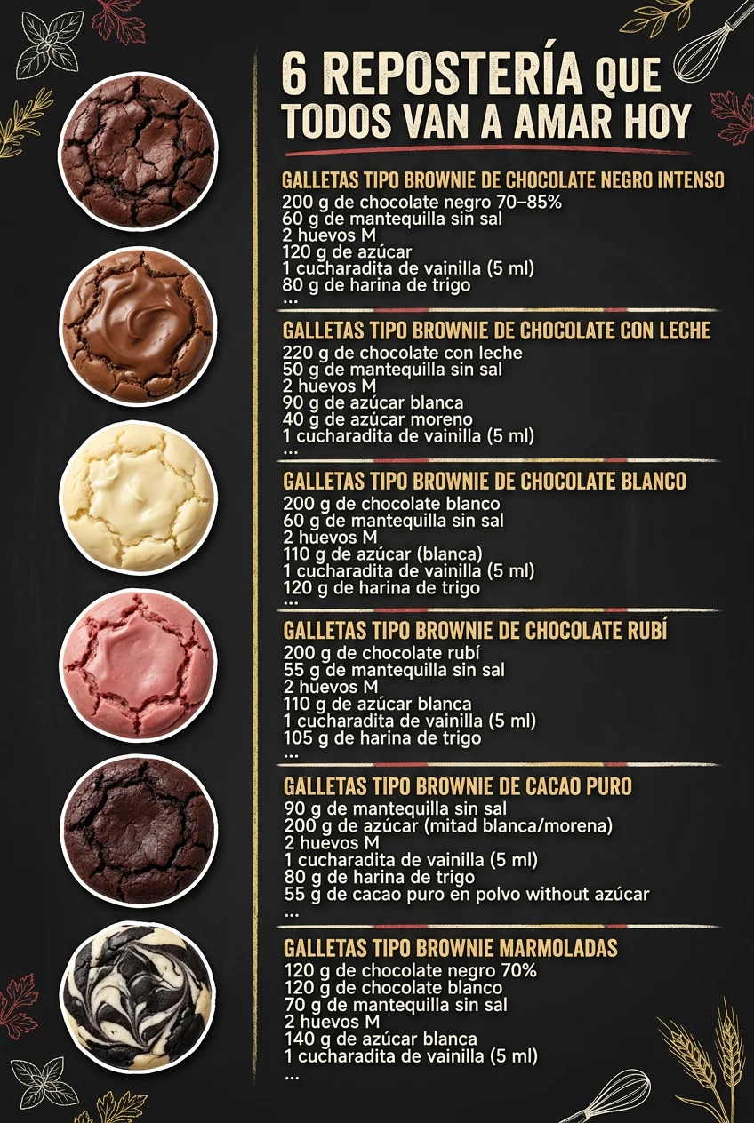 6 Reposteria que todos van a amar hoy