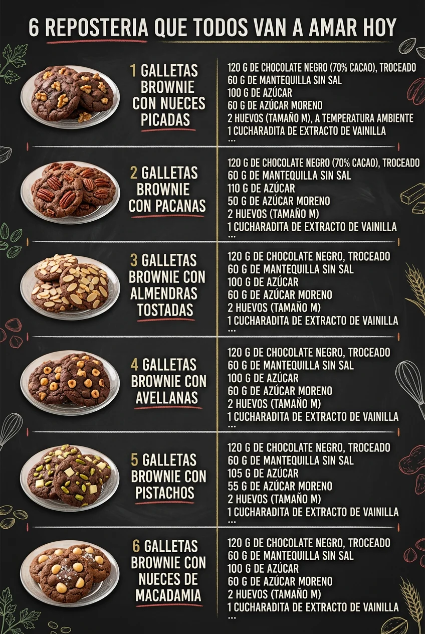 6 Reposteria que todos van a amar hoy