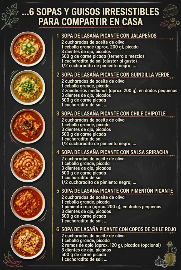 6 Sopas y Guisos irresistibles para compartir en casa