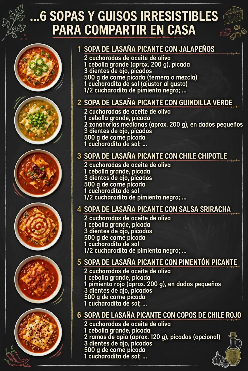 6 Sopas y Guisos irresistibles para compartir en casa