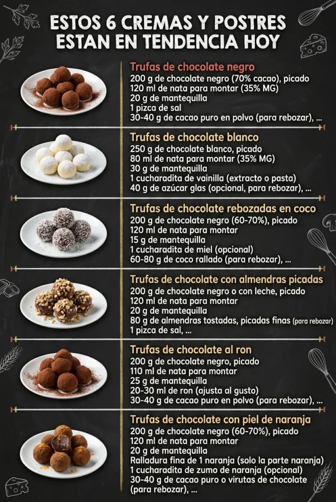 Estos 6 Cremas y Postres estan en tendencia hoy