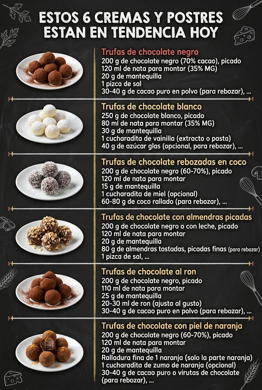 Estos 6 Cremas y Postres estan en tendencia hoy