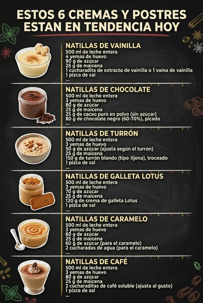 Estos 6 Cremas y Postres estan en tendencia hoy