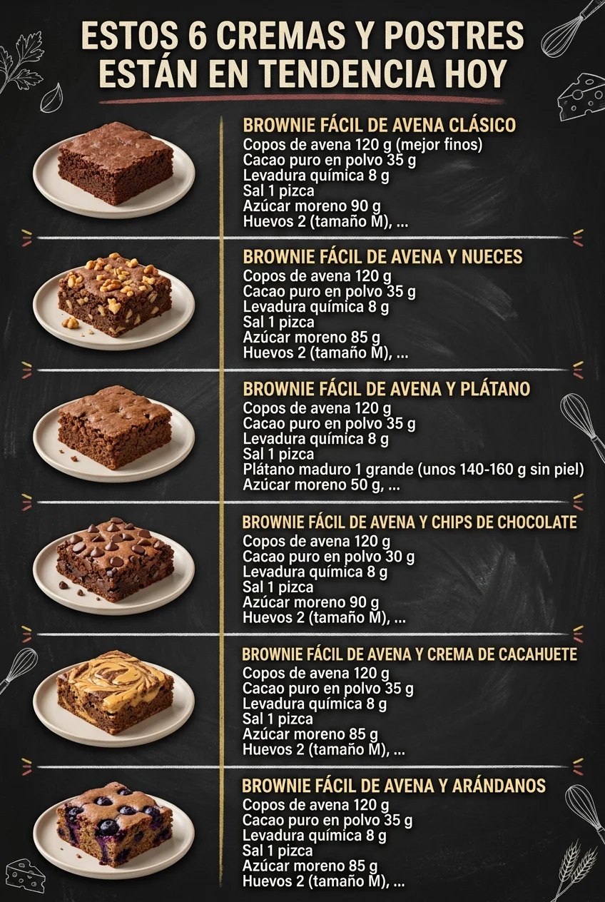 Estos 6 Cremas y Postres estan en tendencia hoy
