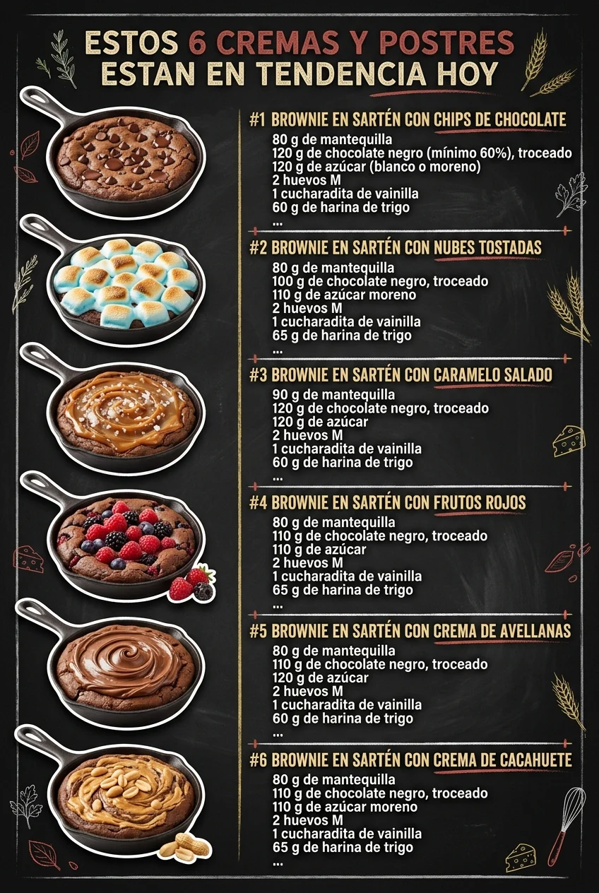 Estos 6 Cremas y Postres estan en tendencia hoy