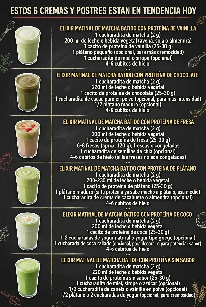 Estos 6 Cremas y Postres estan en tendencia hoy
