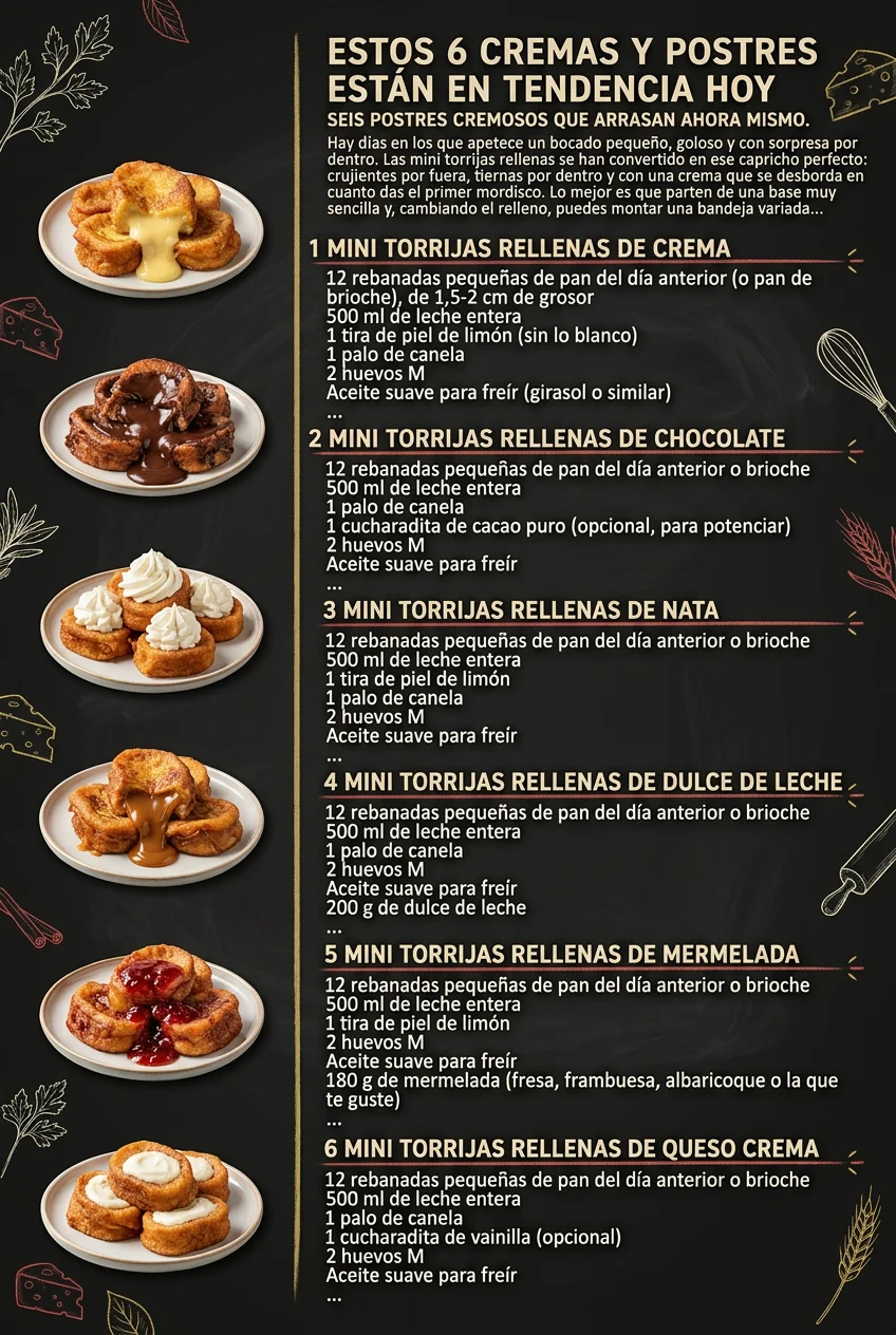 Estos 6 Cremas y Postres estan en tendencia hoy