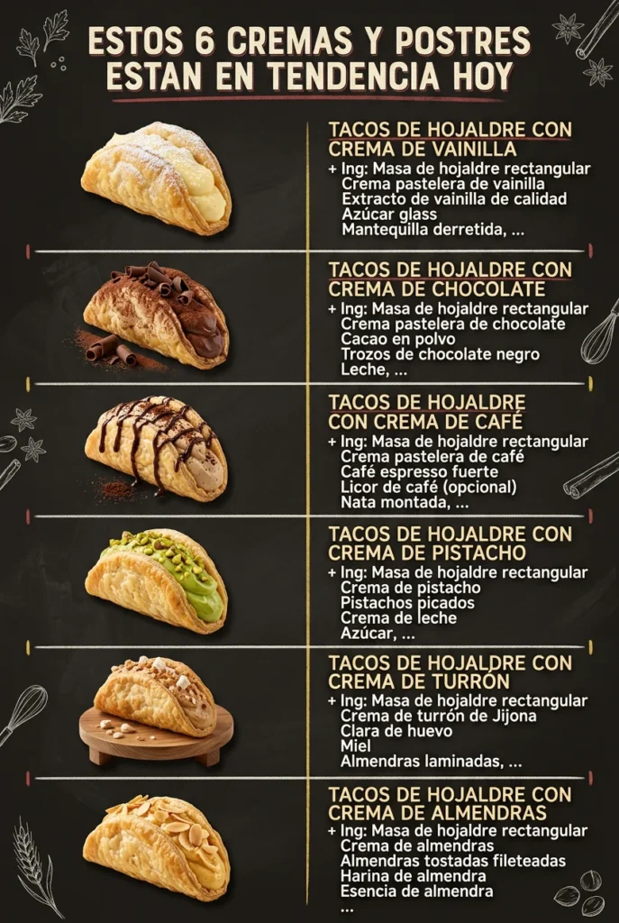 Estos 6 Cremas y Postres estan en tendencia hoy