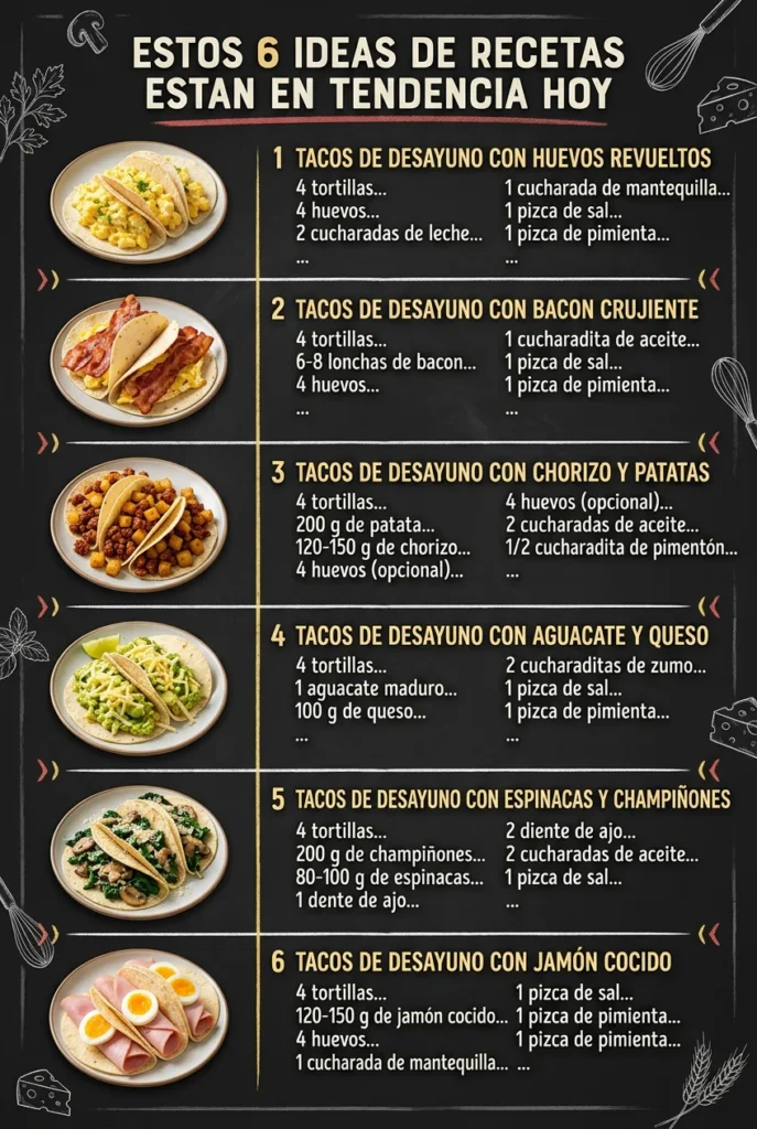 Estos 6 Ideas de Recetas estan en tendencia hoy