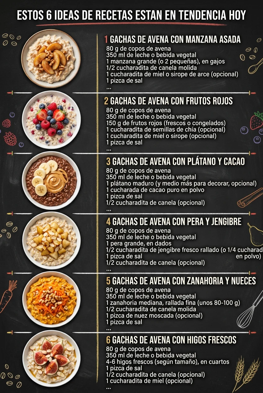 Estos 6 Ideas de Recetas estan en tendencia hoy