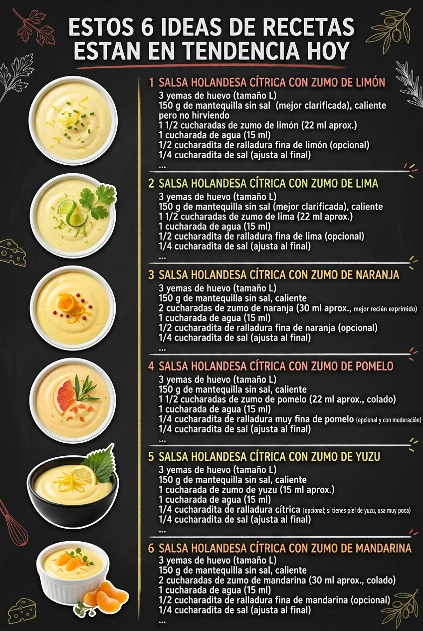 Estos 6 Ideas de Recetas estan en tendencia hoy