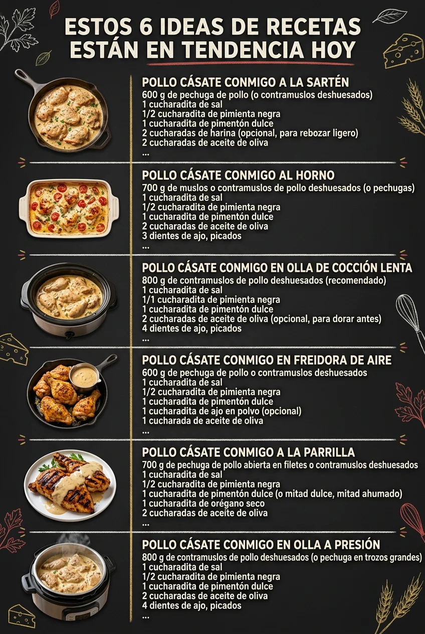 Estos 6 Ideas de Recetas estan en tendencia hoy