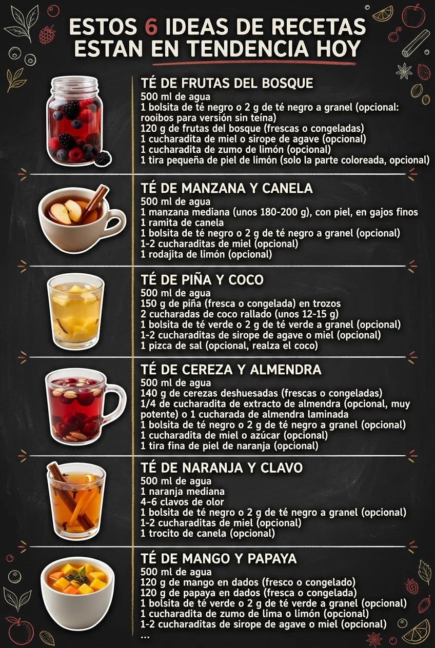 Estos 6 Ideas de Recetas estan en tendencia hoy