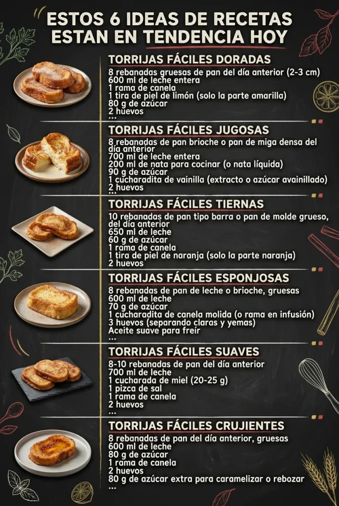 Estos 6 Ideas de Recetas estan en tendencia hoy