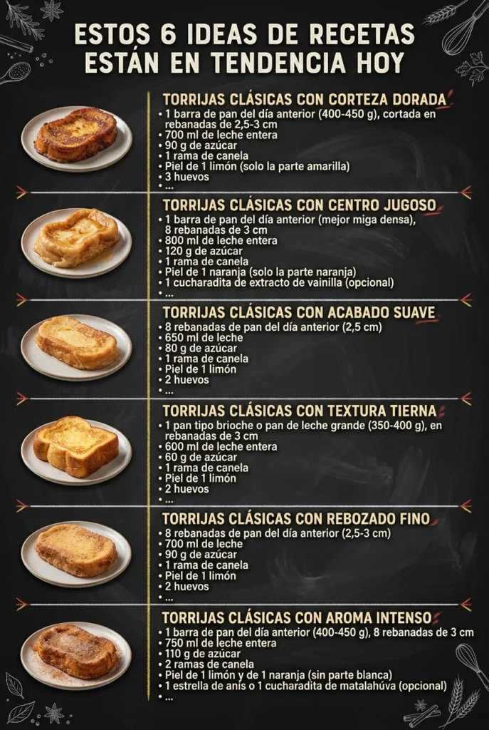 Estos 6 Ideas de Recetas estan en tendencia hoy