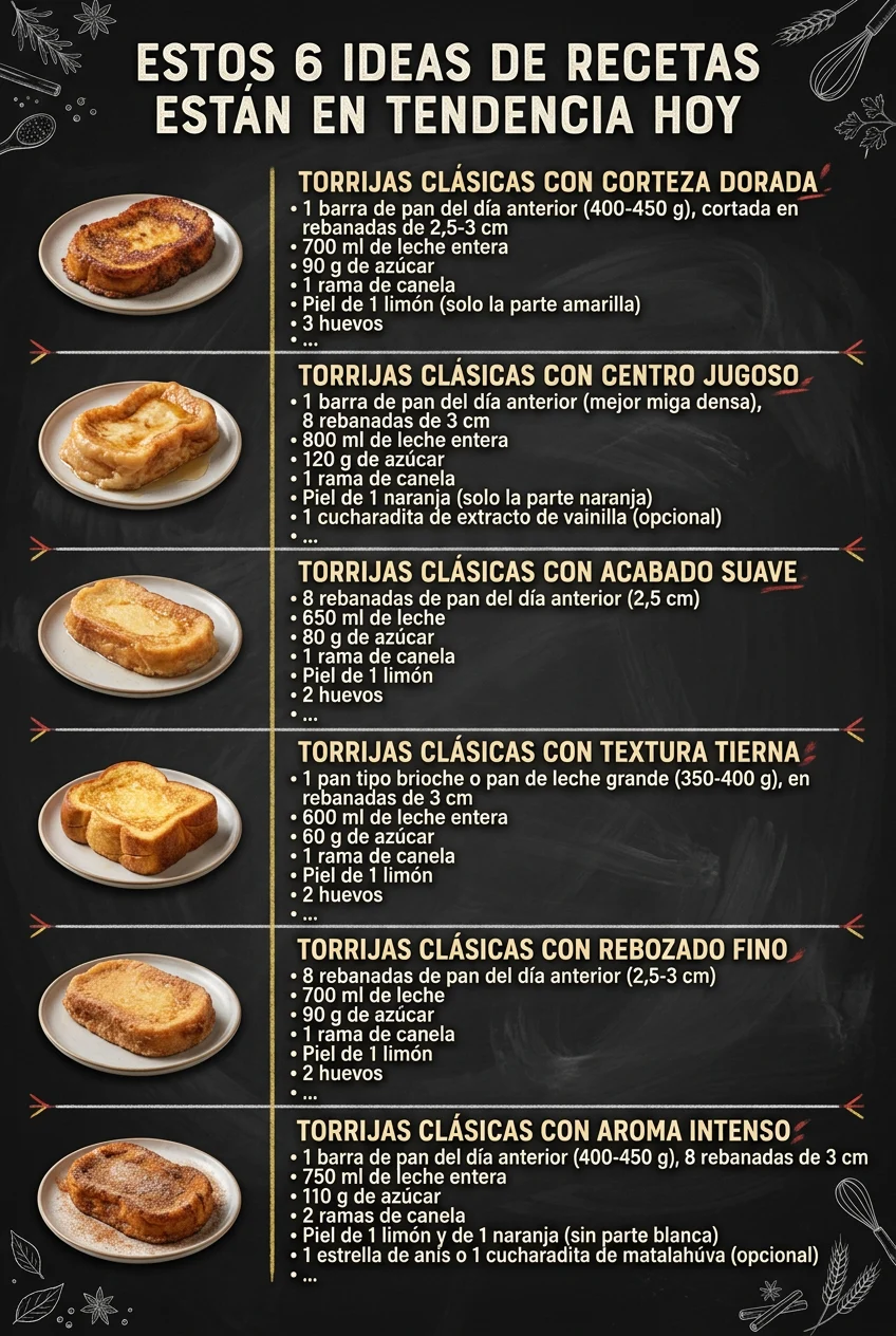 Estos 6 Ideas de Recetas estan en tendencia hoy