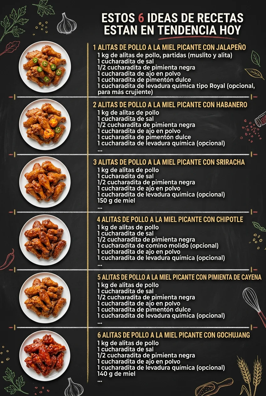 Estos 6 Ideas de Recetas estan en tendencia hoy