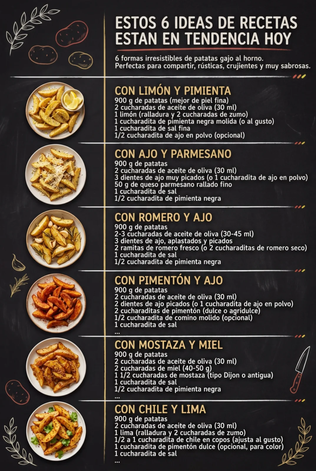 Estos 6 Ideas de Recetas estan en tendencia hoy