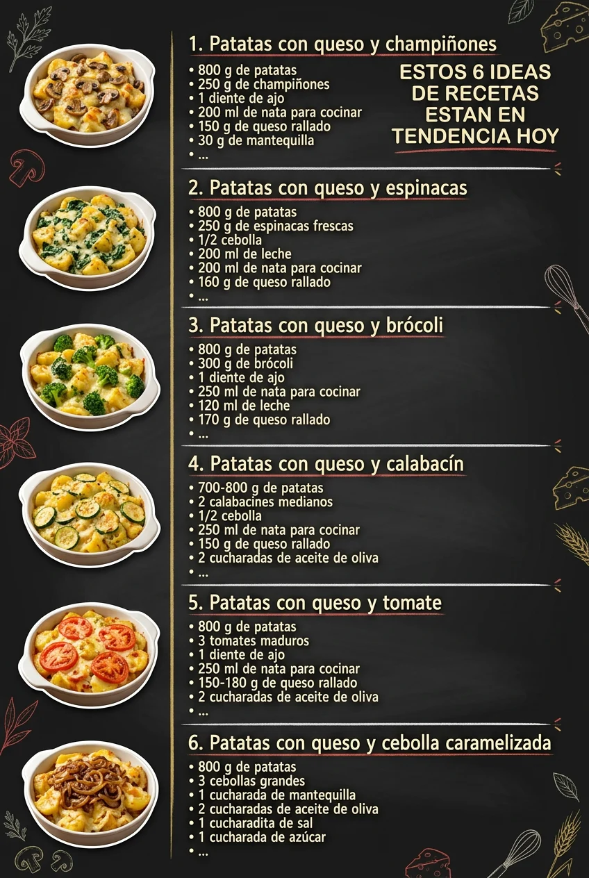 Estos 6 Ideas de Recetas estan en tendencia hoy