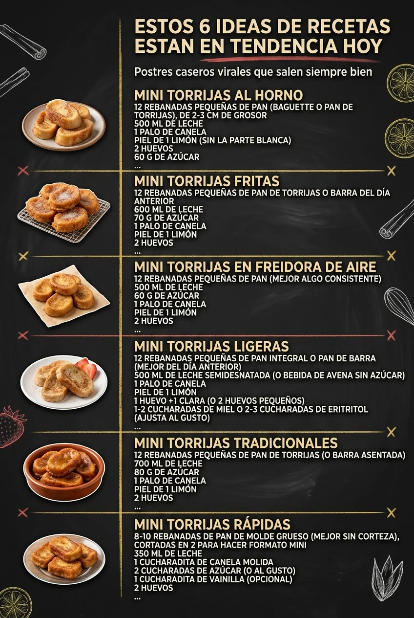 Estos 6 Ideas de Recetas estan en tendencia hoy