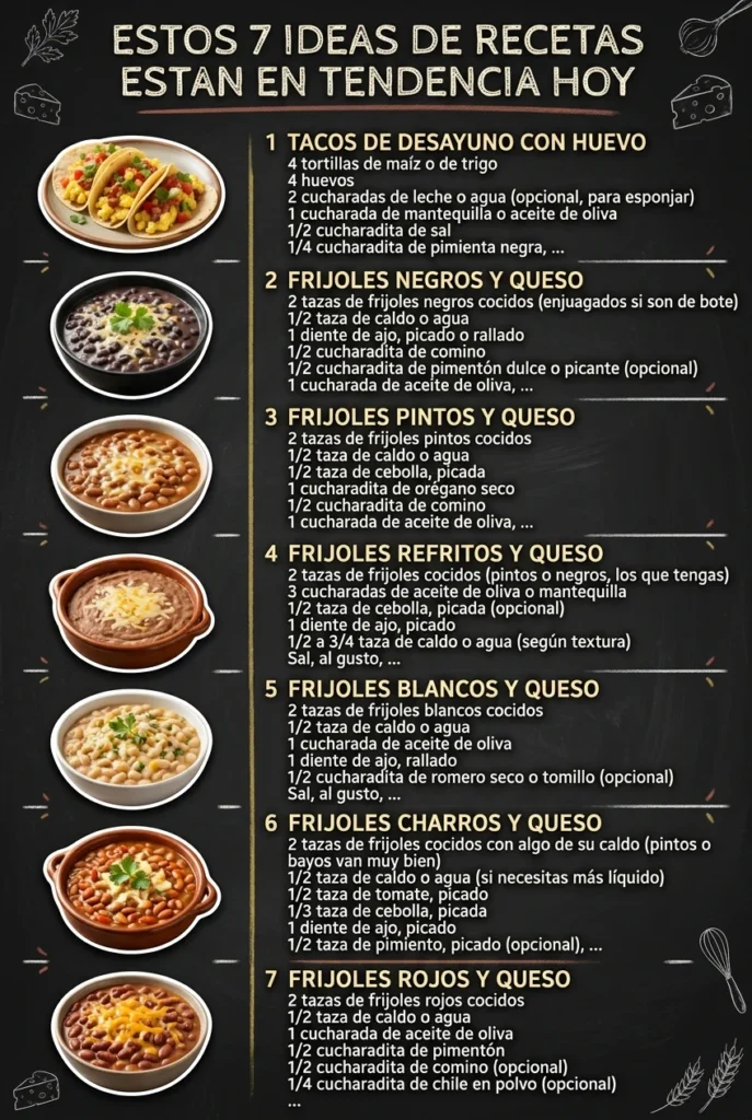 Estos 7 Ideas de Recetas estan en tendencia hoy