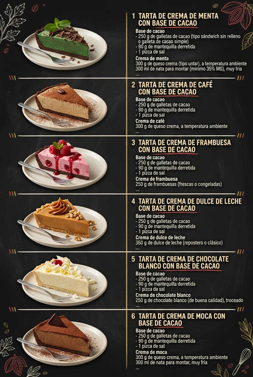 Hoy son viral 6 Cremas y Postres para cada dia