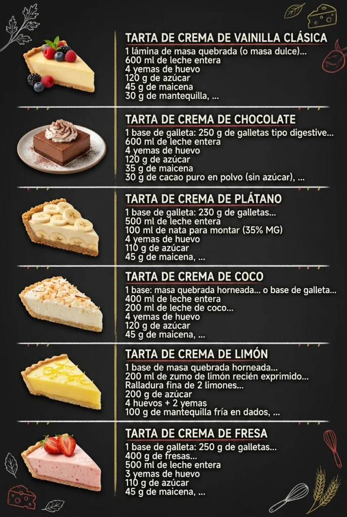 Hoy son viral 6 Cremas y Postres para cada dia