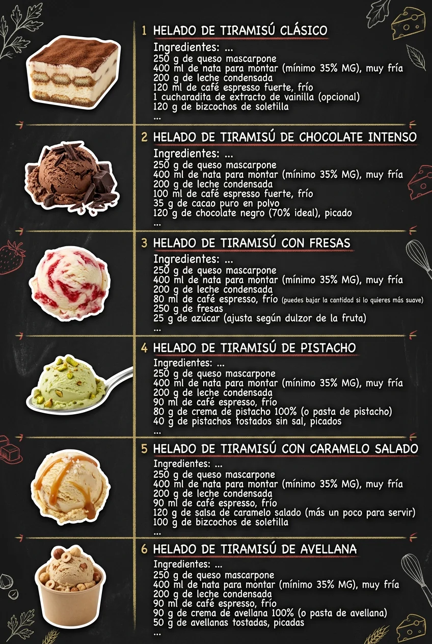 Hoy son viral 6 Cremas y Postres para cada dia