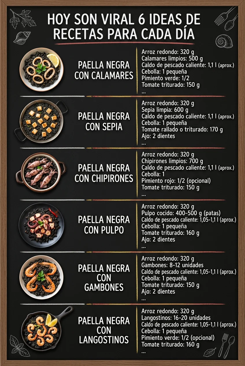 Hoy son viral 6 Ideas de Recetas para cada dia