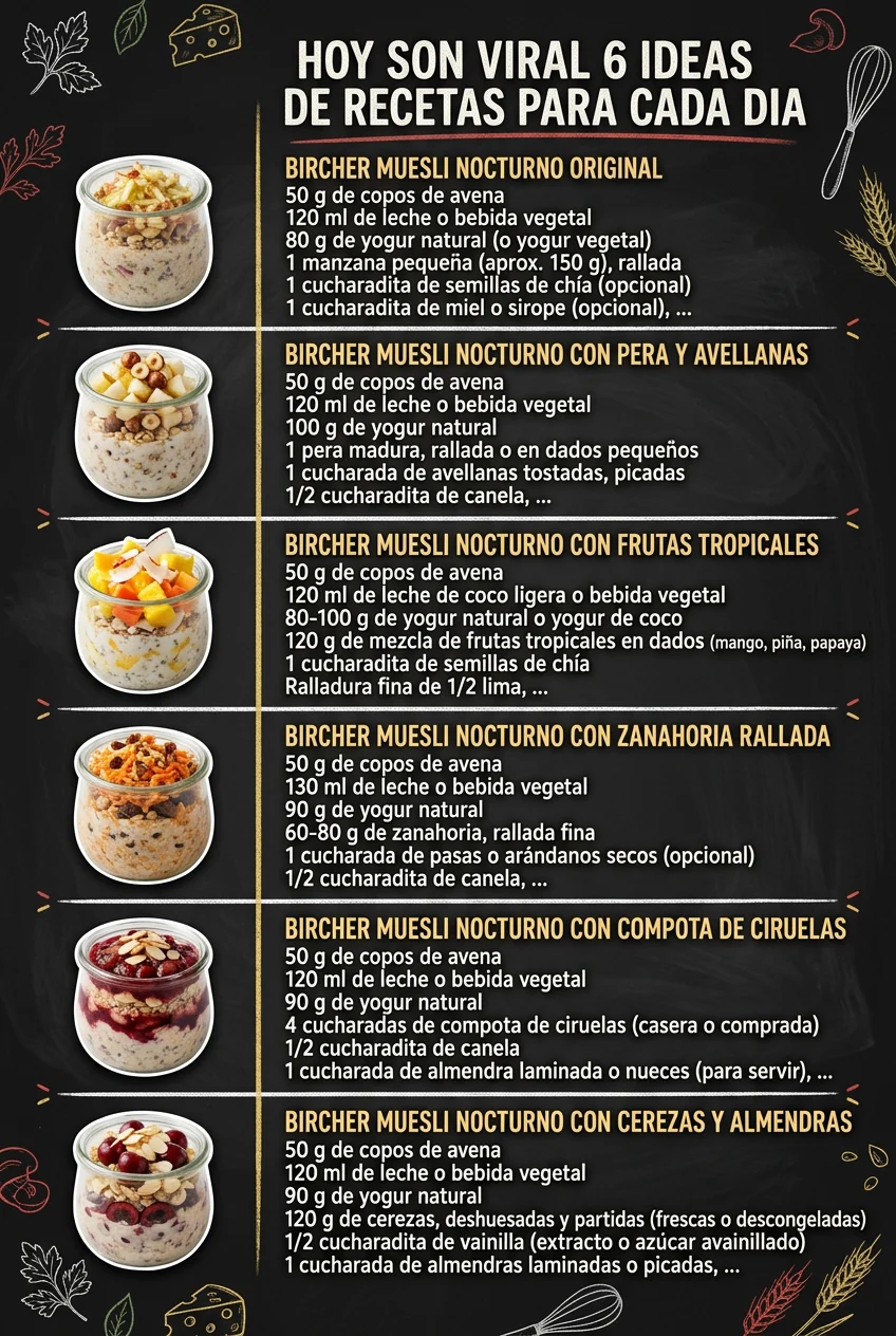 Hoy son viral 6 Ideas de Recetas para cada dia
