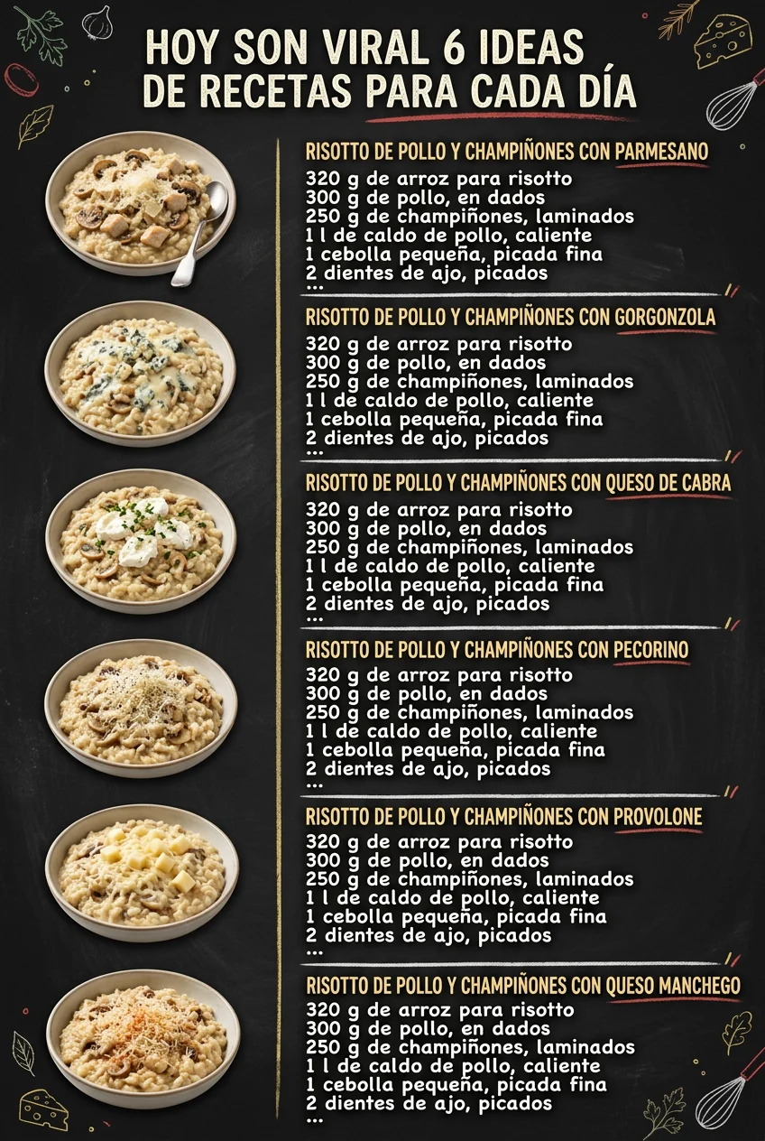 Hoy son viral 6 Ideas de Recetas para cada dia