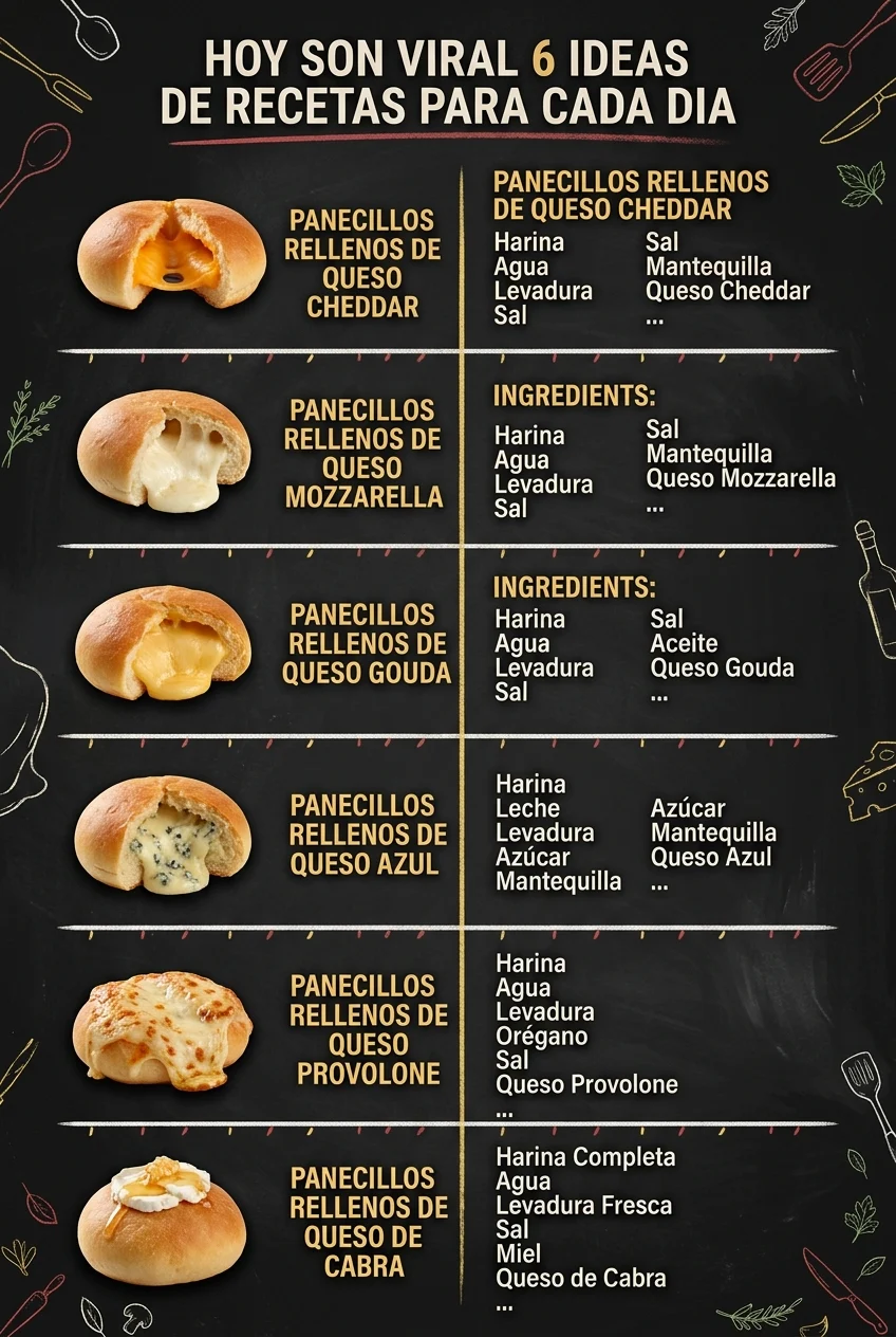 Hoy son viral 6 Ideas de Recetas para cada dia