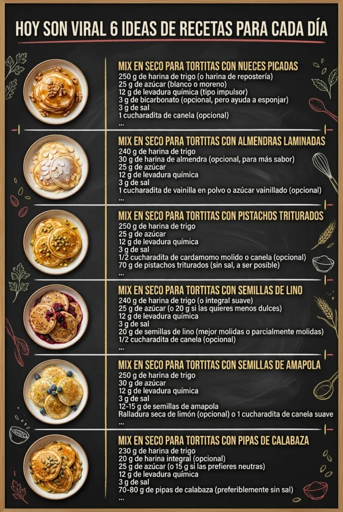 Hoy son viral 6 Ideas de Recetas para cada dia