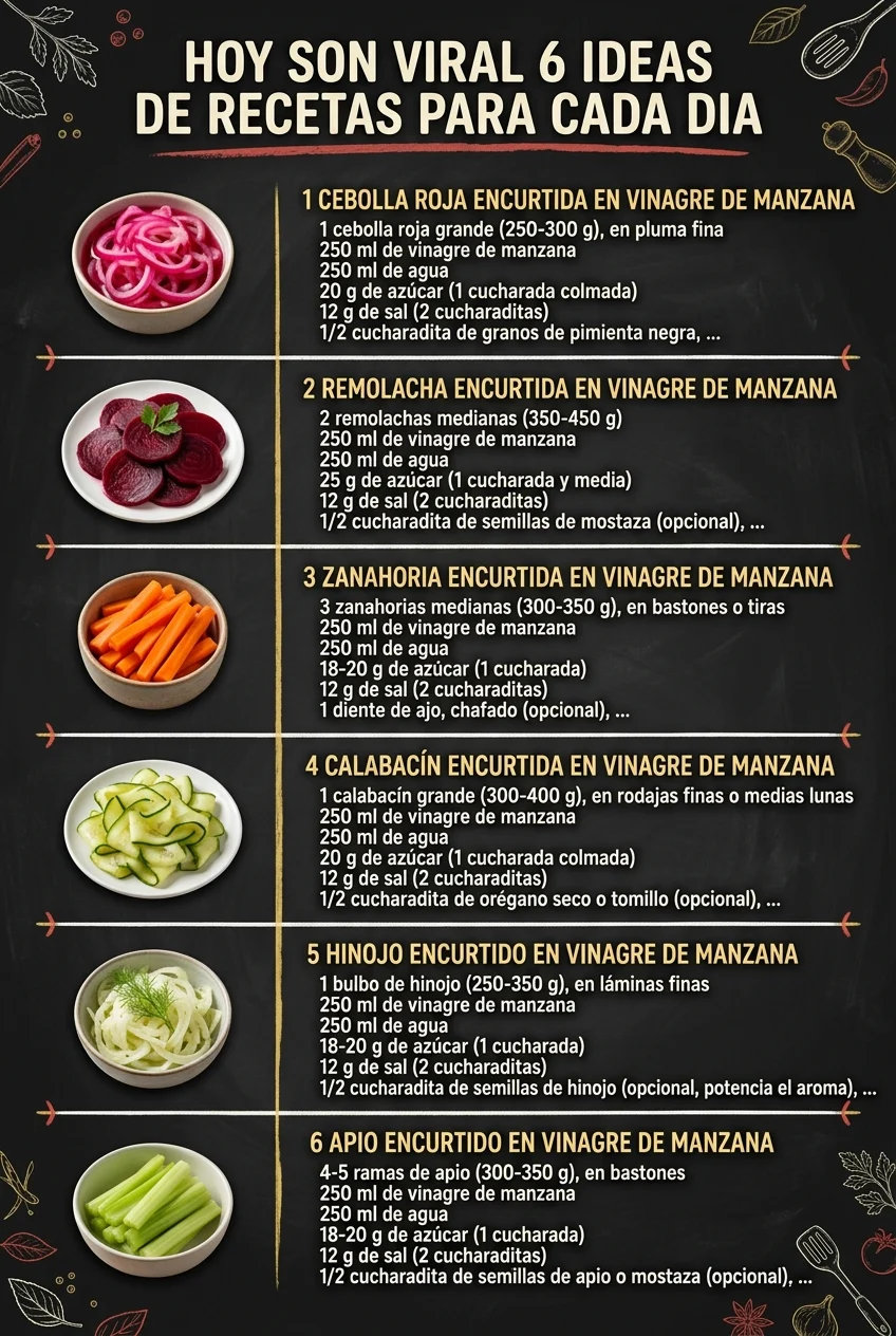 Hoy son viral 6 Ideas de Recetas para cada dia