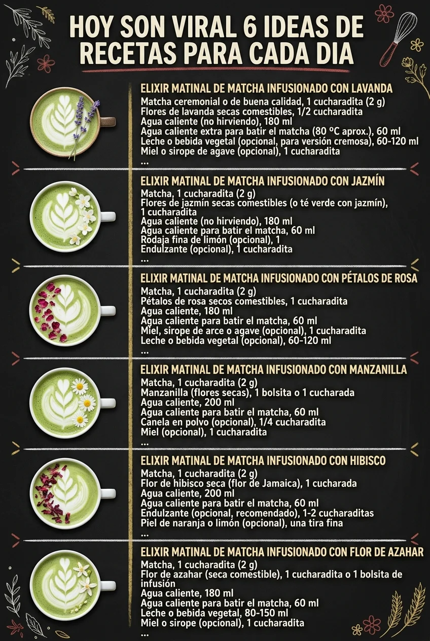 Hoy son viral 6 Ideas de Recetas para cada dia