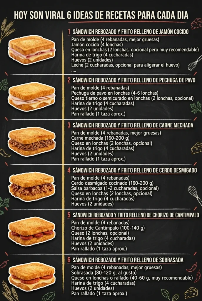 Hoy son viral 6 Ideas de Recetas para cada dia