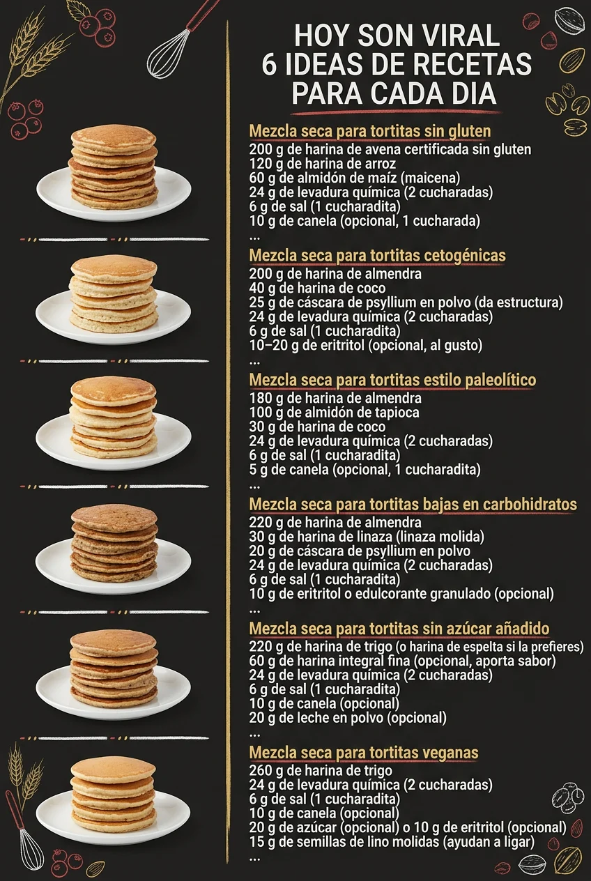 Hoy son viral 6 Ideas de Recetas para cada dia
