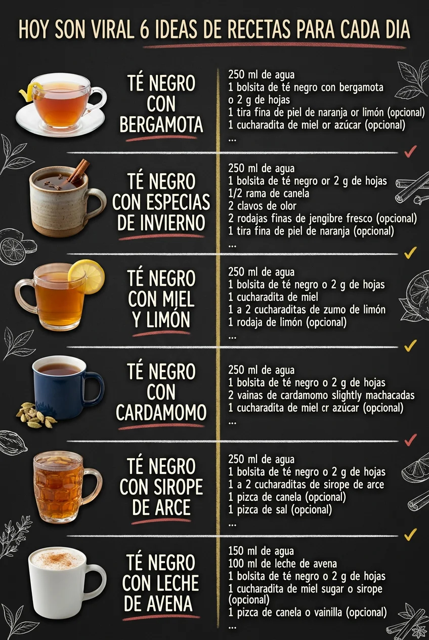 Hoy son viral 6 Ideas de Recetas para cada dia