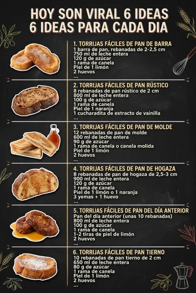 Hoy son viral 6 Ideas de Recetas para cada dia