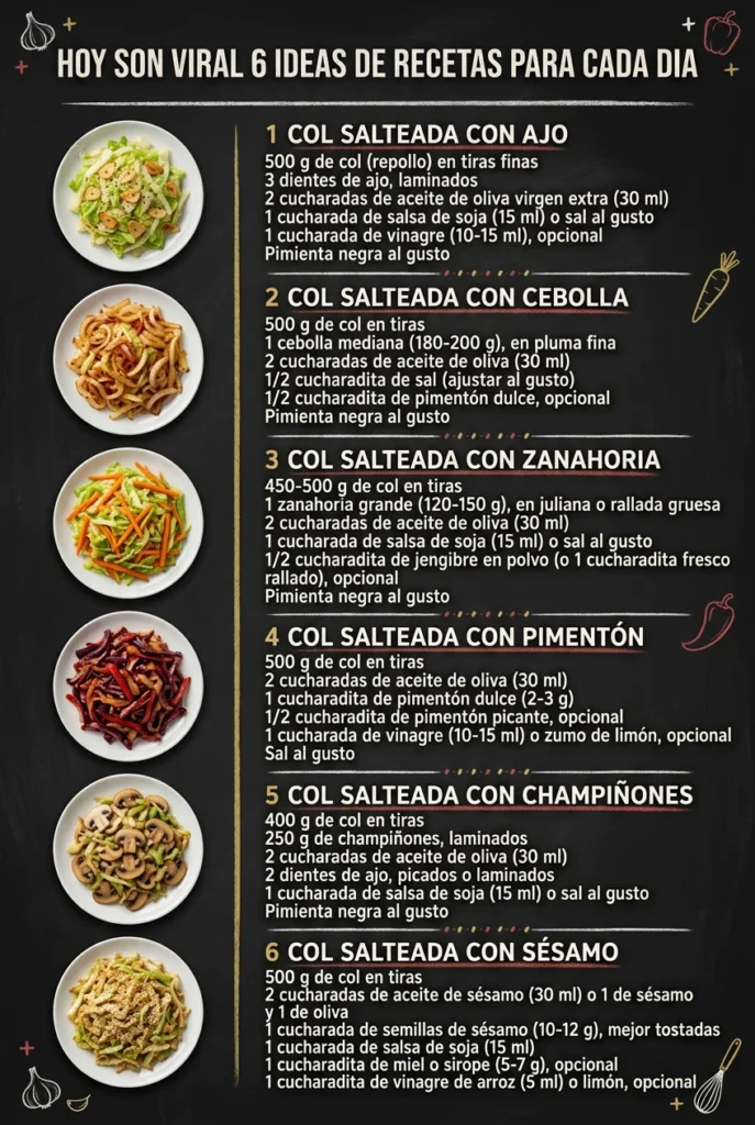 Hoy son viral 6 Ideas de Recetas para cada dia
