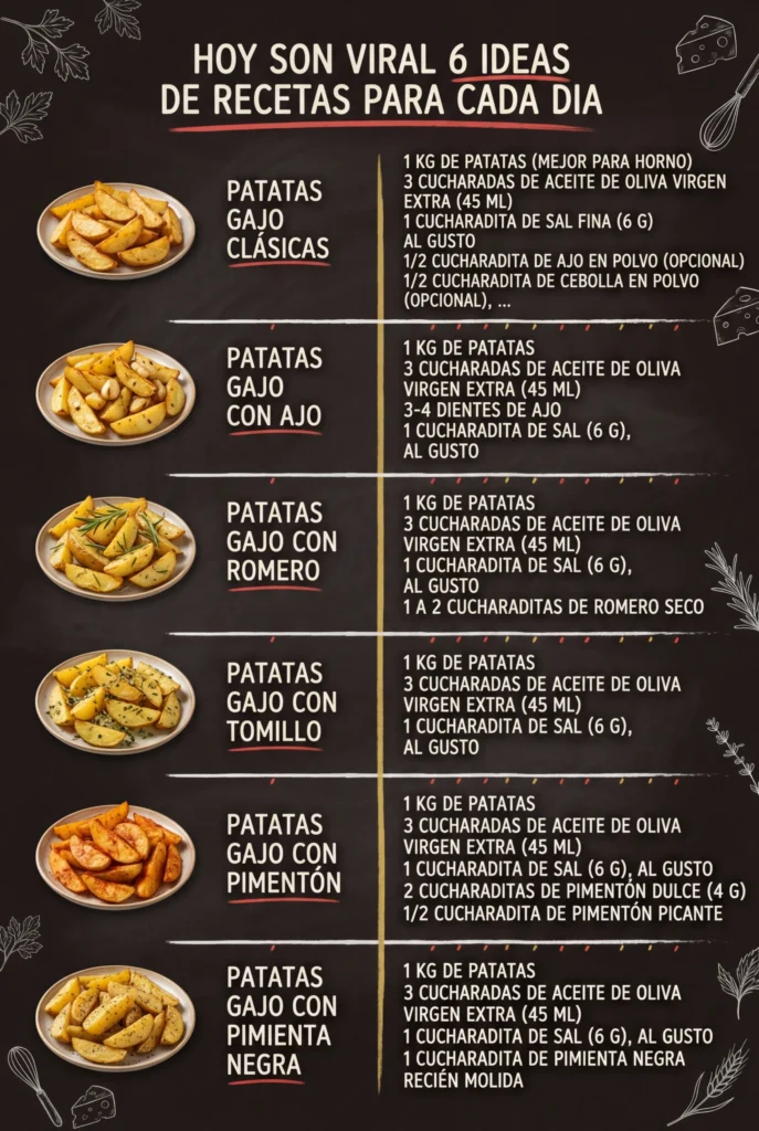 Hoy son viral 6 Ideas de Recetas para cada dia