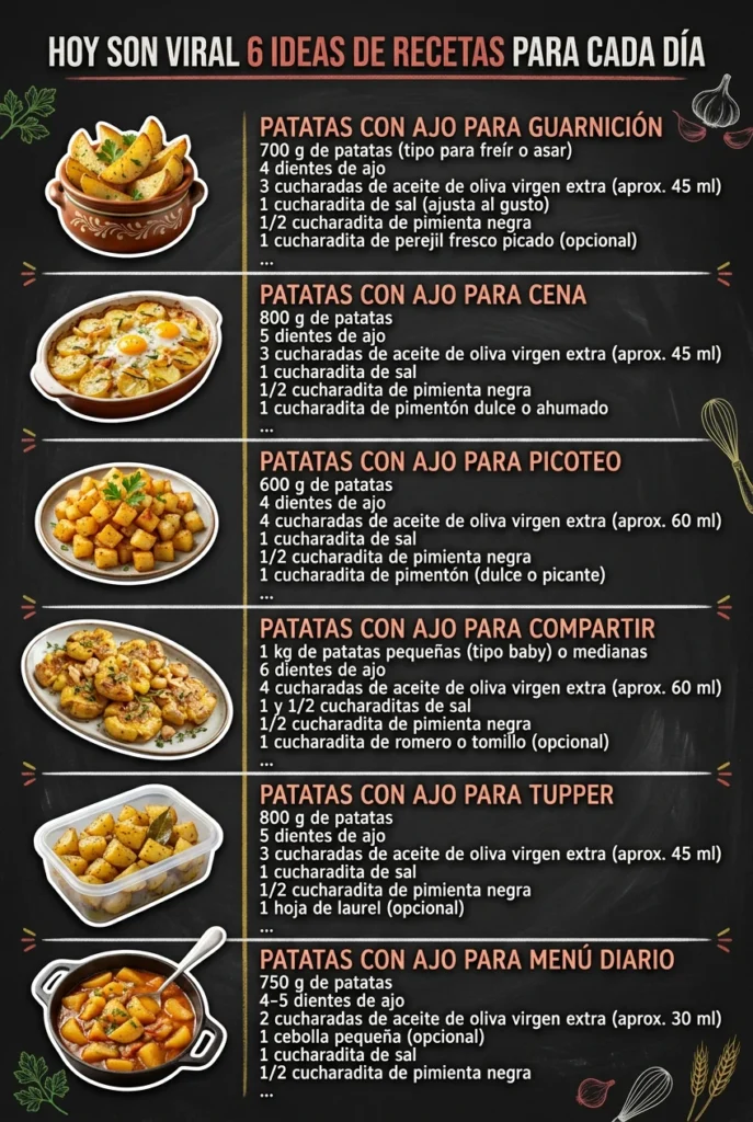 Hoy son viral 6 Ideas de Recetas para cada dia