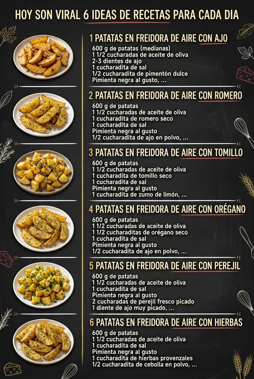 Hoy son viral 6 Ideas de Recetas para cada dia